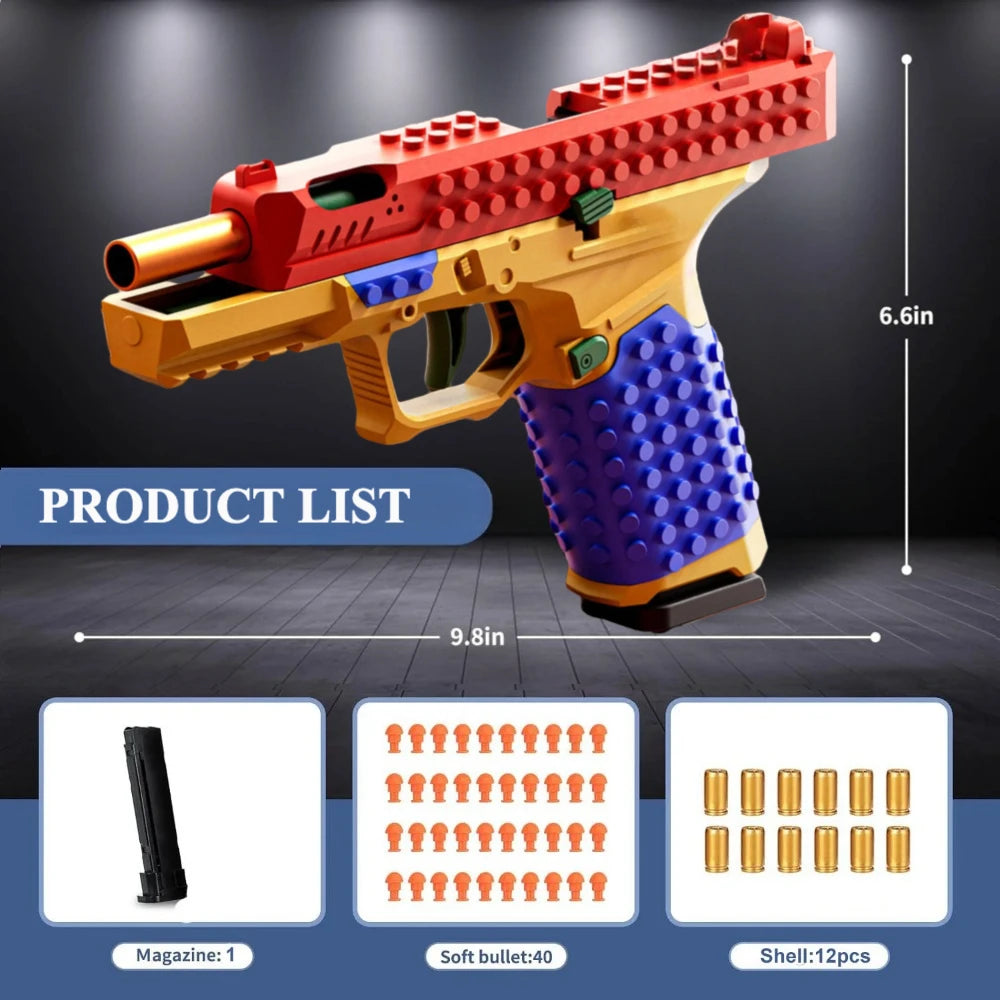 BrickBlaster™ Rapid Fire Blaster