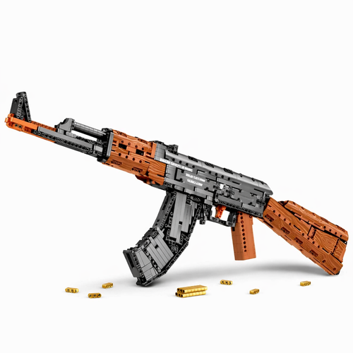 Tactical Brick AK Rifle Building Block Model
