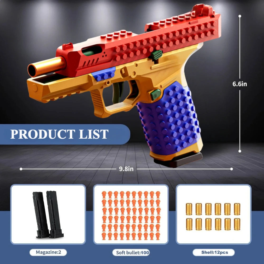 BrickBlaster™ Rapid Fire Blaster
