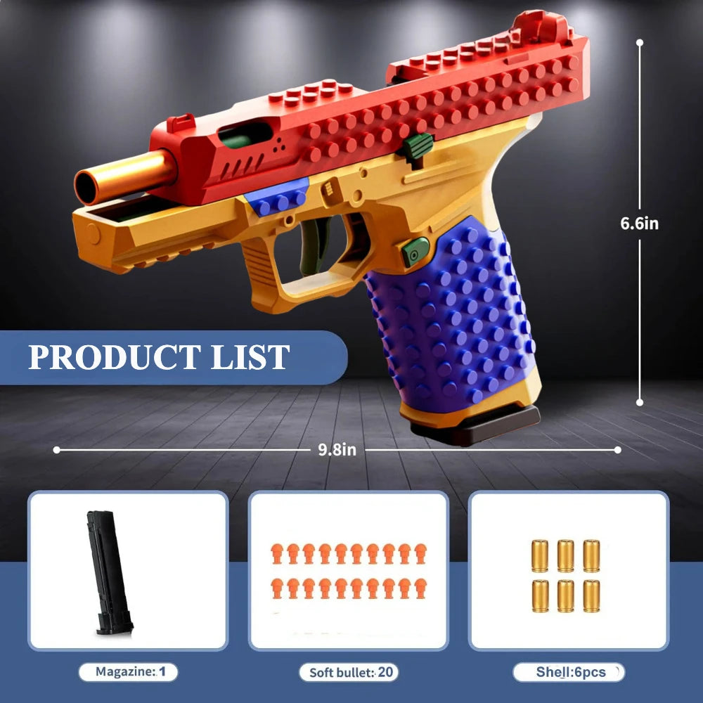 BrickBlaster™ Rapid Fire Blaster